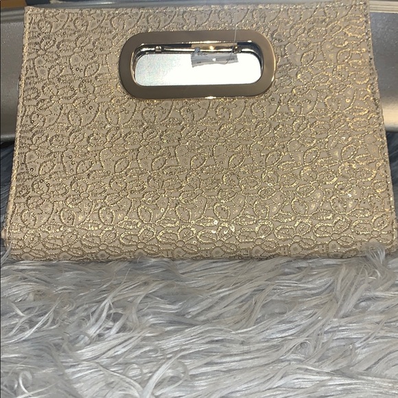 Handbags - Small Glam Handbag in gold!